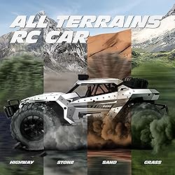 Tecnock RC Car 1/16 Scale Remote Control Car for