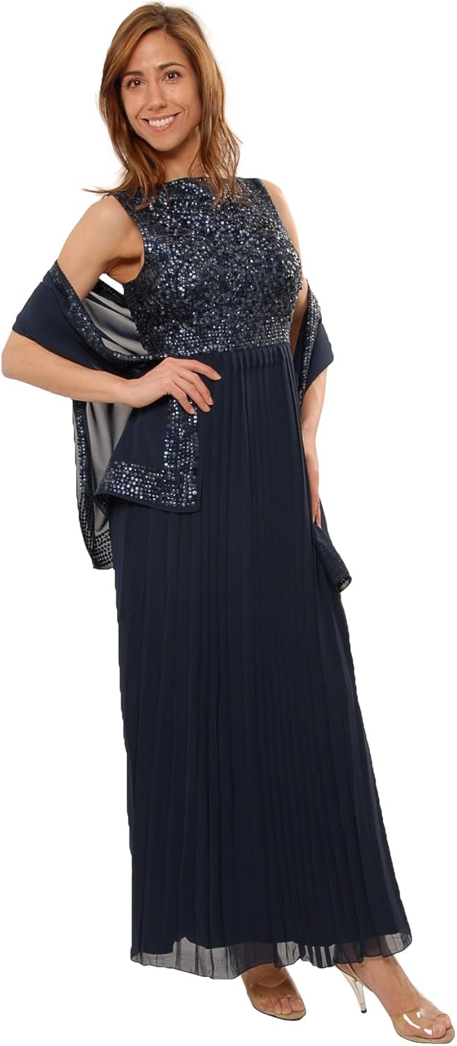 navy dress shawl