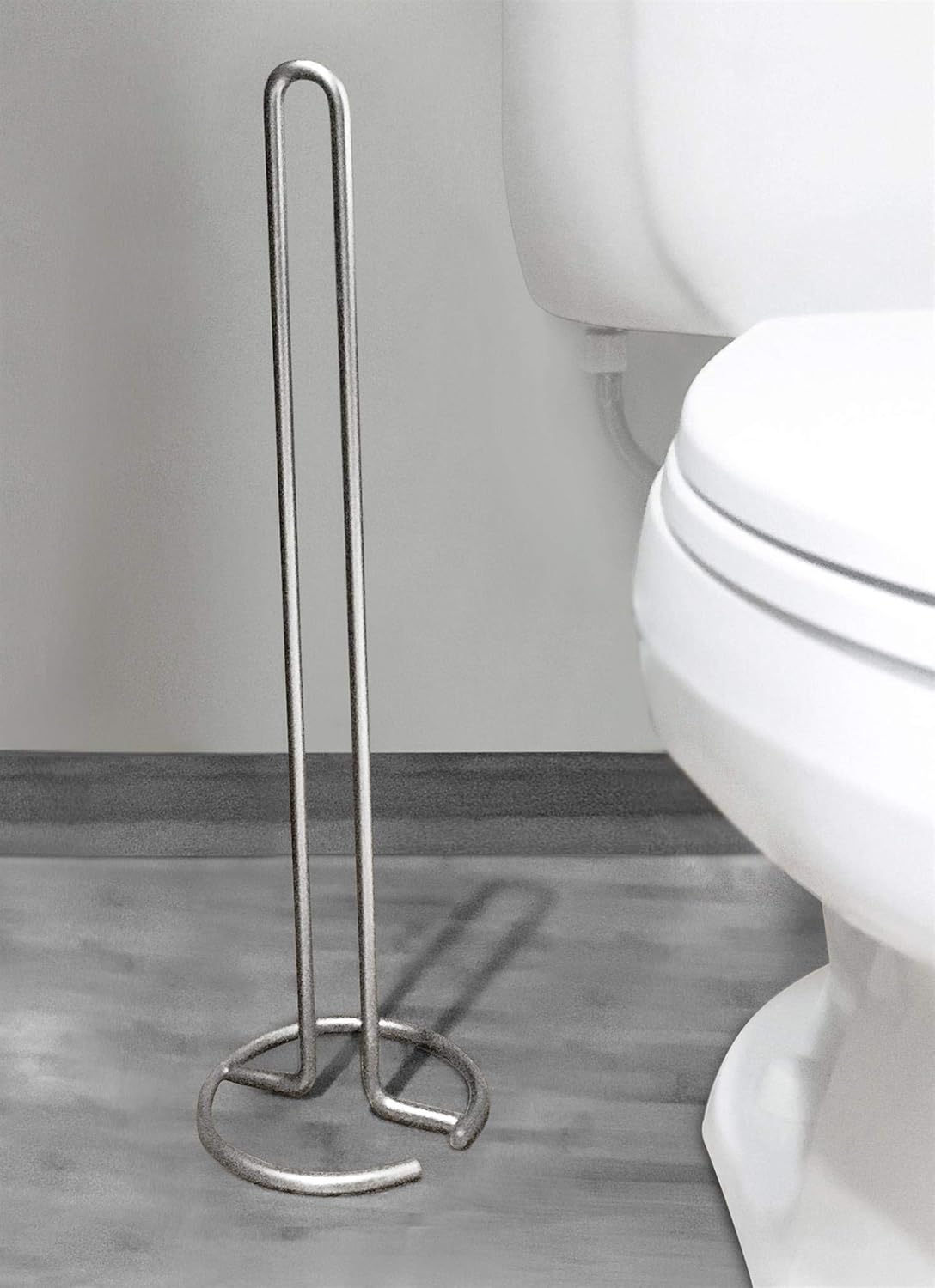 Spectrum Diversified Euro Toilet Tissue Reserve, Toilet Paper Holder, Toilet Roll Holder, Holds Regular & Jumbo Rolls, Modern Bathroom Fixture: Home & Kitchen
