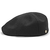 Sterkowski Rusty | 100% Wool Flat Cap for Men and Women | Classic Warm 6 Panels Duckbill