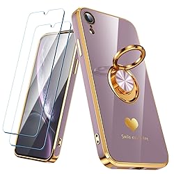 Nonional Compatible for iPhone XR Case with 2 Pack