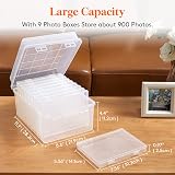 Lifewit 9-Box 5x7 Photo Storage Case 80-100 Photos 9 Inner Boxes view 2