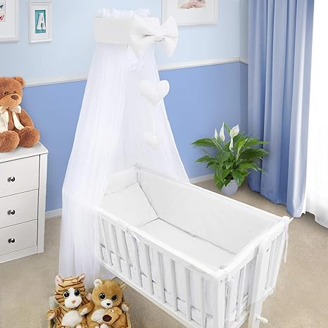 white nursery canopy