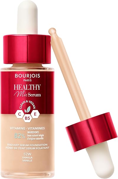 Bourjois Healthy Mix Serum Foundation 52W Vanilla 30ml Radiance Vitamin Enriched