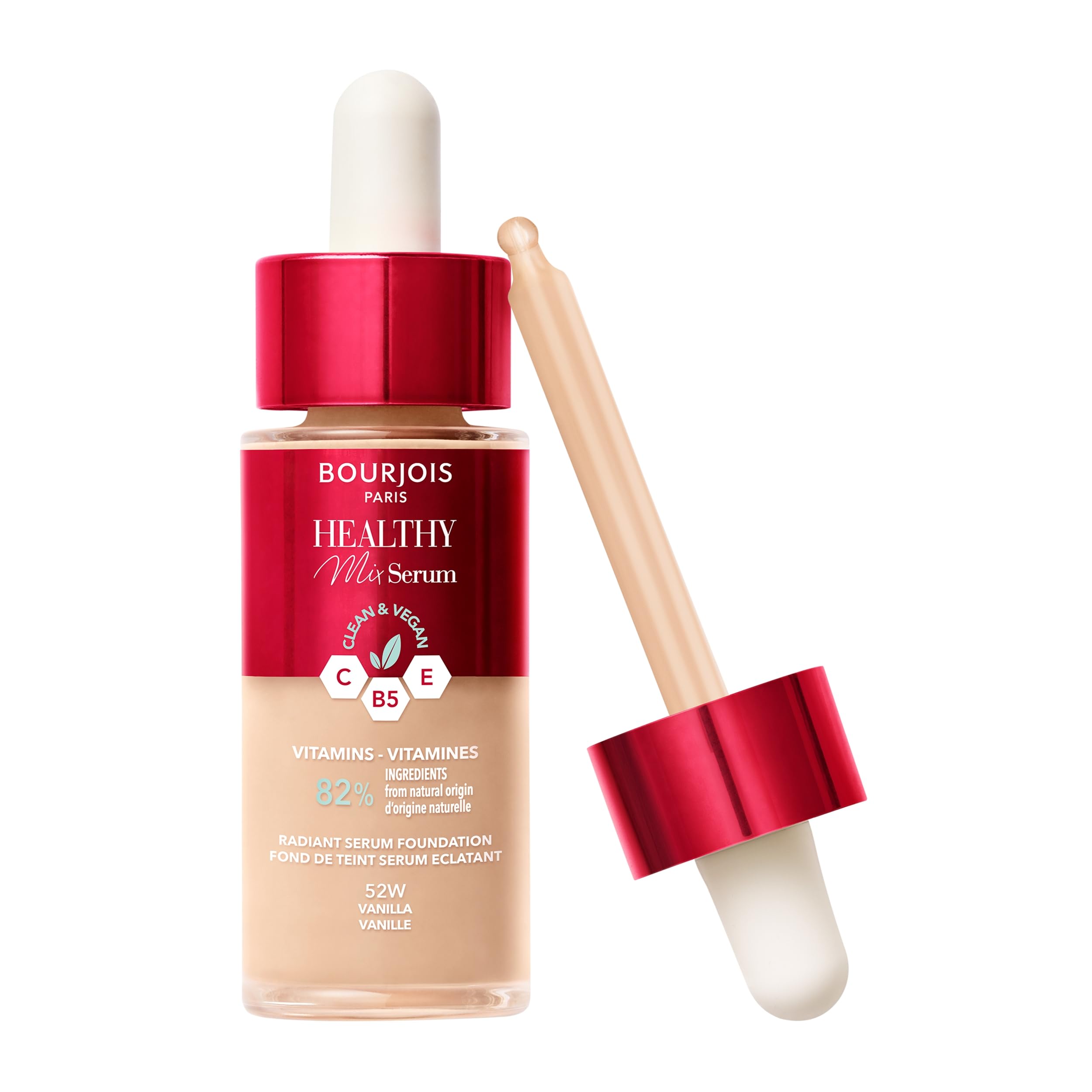 Liquid Make Up Base Bourjois Healthy Mix Serum Nº 52W Vanilla 30 ml