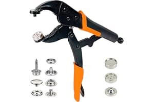 HAPDEN Snap Tool for Boat Covers, Heavy-Duty Snap Fastener Tool, Snap Installation Tool 15mm Metal Snaps Repairing Boat Covers