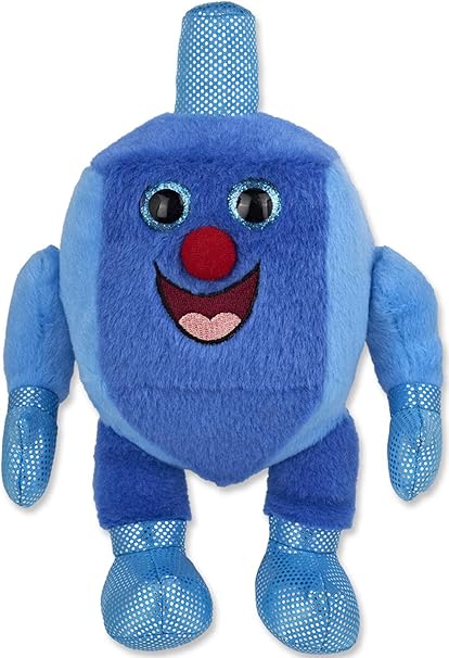 Amazon.com: Aviv Judaica - Man de peluche musical Dreidel, reproduce 2 canciones de Hanukkkah: Toys \u0026 Games