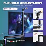 FIFINE Microphone Arm Stand BM88 with Desk Clamp, Cable Management view 5