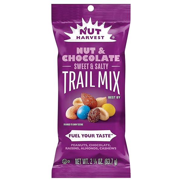 NUT HARVEST, CHCNUT TRAIL MIX, 2.25 OUNCE