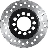 HOLATO 160mm 6.3" Rear Brake Disc Rotor Plate for 50cc 70cc 90cc 110cc 125cc Tao Tao Coolster Roketa Kazuma Baja BMS Jetmoto SUNL 4-Stroke Chinese Four Wheeler Quad Kids ATV Go Kart Parts Heavy duty