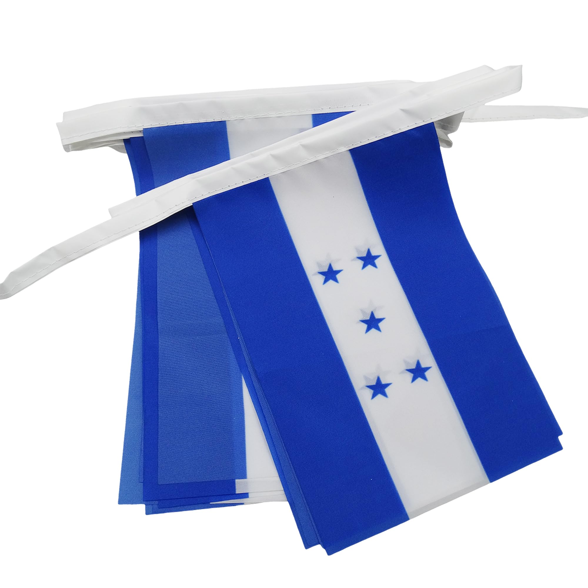 AZ FLAG Honduras Bunting Flag, 20 Ft Garland with 20 Small Honduran Flags 8'' x 6'', 100% Polyester String Pennant, 6 meters โ image 1