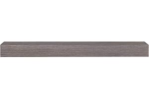 Pearl Mantels NC-72 LITRIVER Zachary Non-Combustible Natural Wood Look Shelf, 72", Little River Finish
