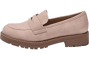 Kassie Daniela ~ Krystal-2 ~ Kid's Slip On Loafers Round Toe Uniform Dress Church School Casual Girls