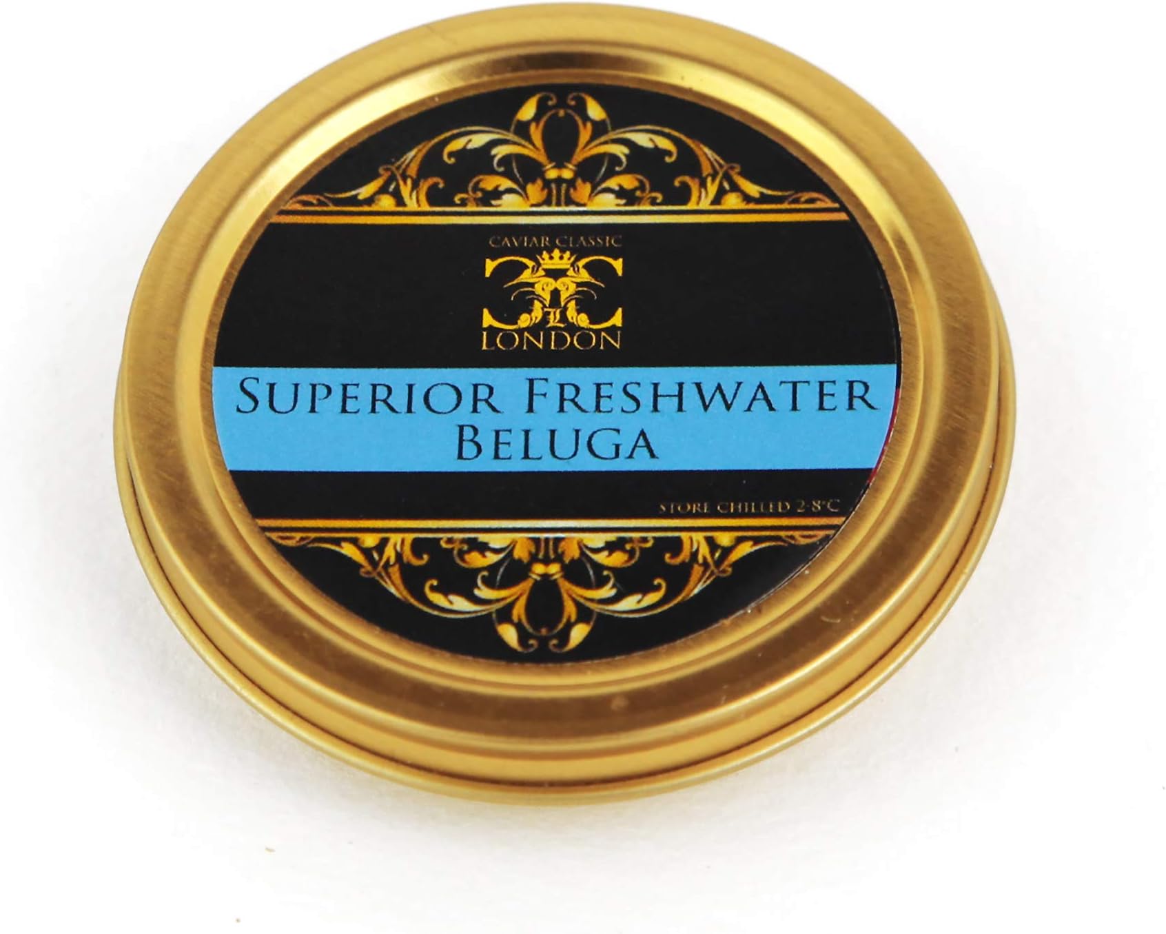 Truly Stunning.:250 gr Superior Freshwater Beluga Caviar.Free 1-2 Day Std. Delivery.