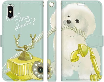 Amazon Co Jp Iphonexr 手帳型 ケース カバー ビションフリーゼ Noa マルチーズ テネリフェ イヌ アニマル パステル かわいい おしゃれ 人気 水彩 童話 グッズ ギフト イラスト 可愛い 家電 カメラ