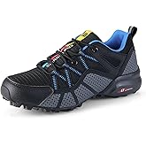 Men's Water-Resistant Hiking Boots, Lightweight with Cushioned Sole for Outdoor Trekking