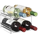 Lifewit Plastic Stackable Wine Rack for