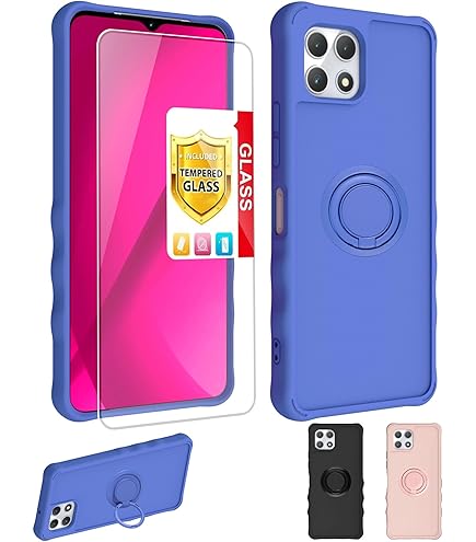 NZND Designed For T-Mobile Phone Case | With Screen REVVL 8 Marble Sapphire