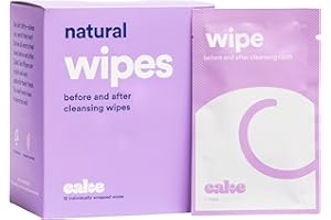 Hello Cake Sex Wipes - Individually Wrapped, Organic Flushable Wipes for Adults - Hypoallergenic, pH-Balanced, Hygiene Wipes for Women, Men and Couples (12 Count Bag)