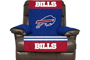 Pegasus Sports NFL Unisex NFL Recliner Reversible Furniture Protector with Elastic Straps, 80-inches by 65-inches
