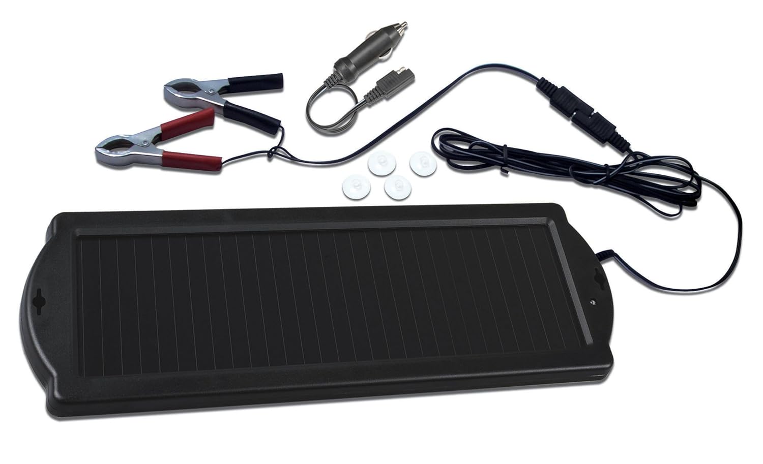 Solar Battery Charger 12v ideal for Cars, Caravans, Tents and Boats