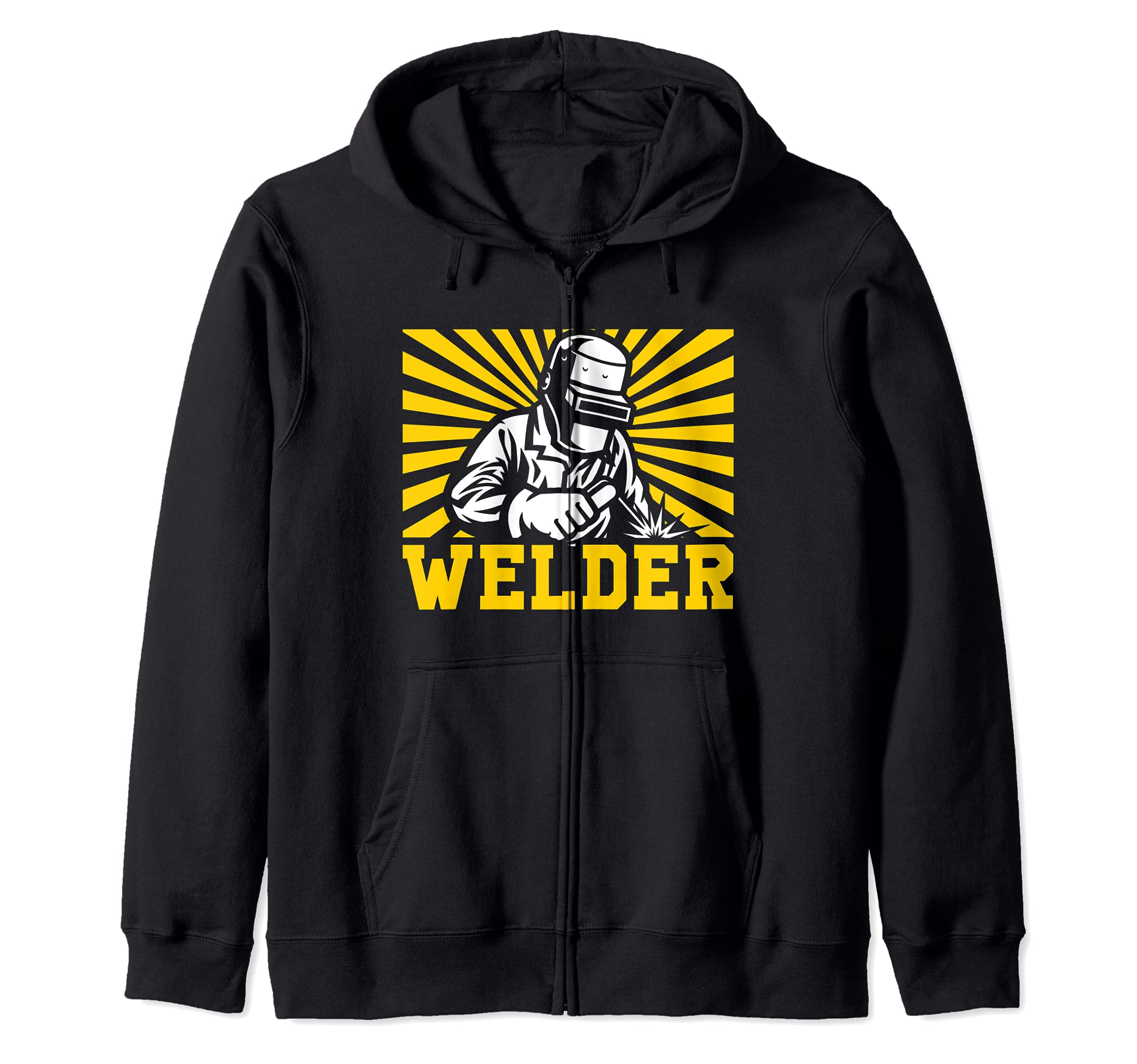 Welder Engineer Welding Fabrication Engineering Zip Hoodie