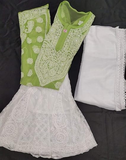 Kurti with Sharara Dupatta