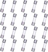 HUAREW F0.5AL250V 0.5A 20Pcs Fast-Blow Glass Fuse 5x20mm Pack