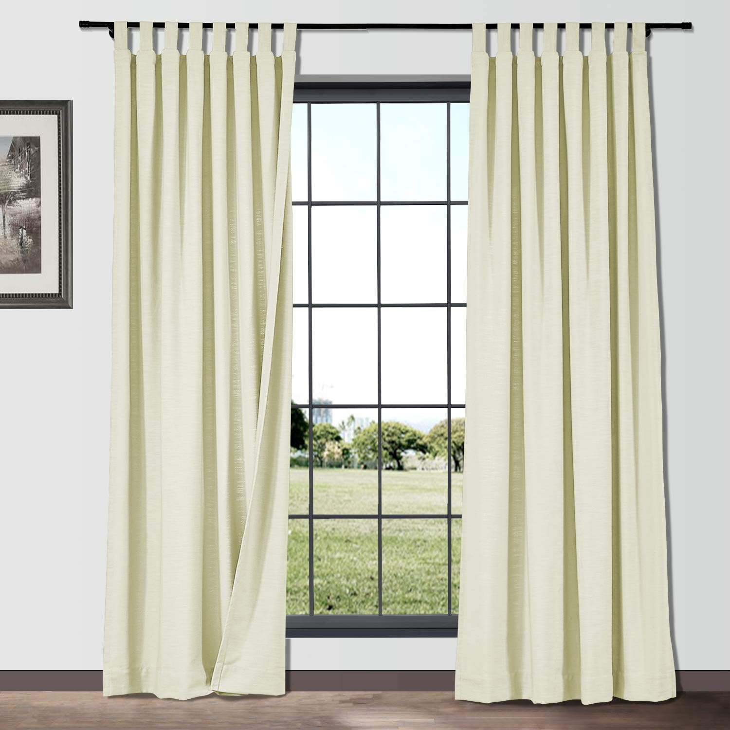 Bedroom Curtains Room Darkening Drapes Ivory Curtains