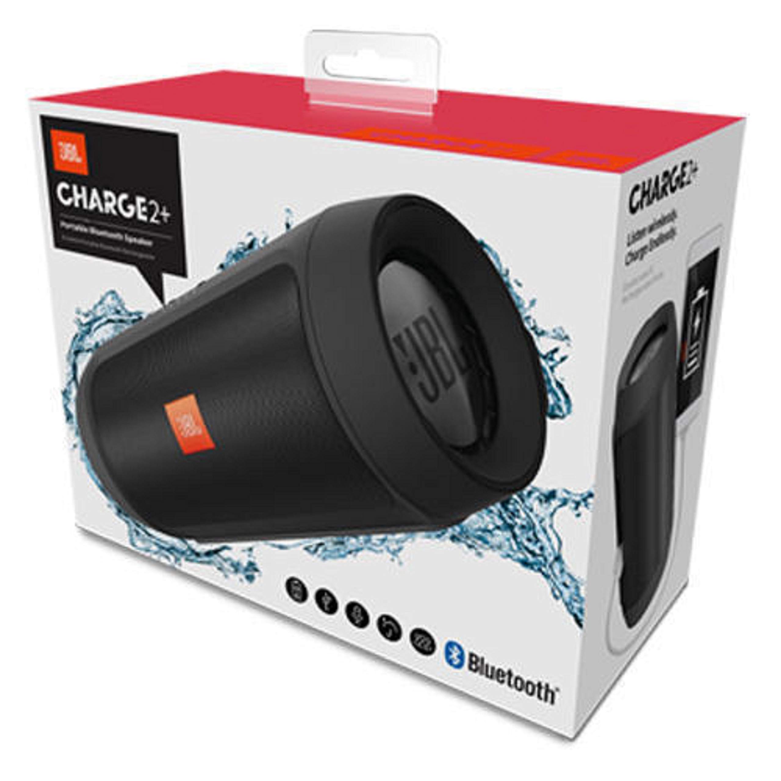 JBL Charge 2+ Splashproof Portable Bluetooth Speakers Black Buy