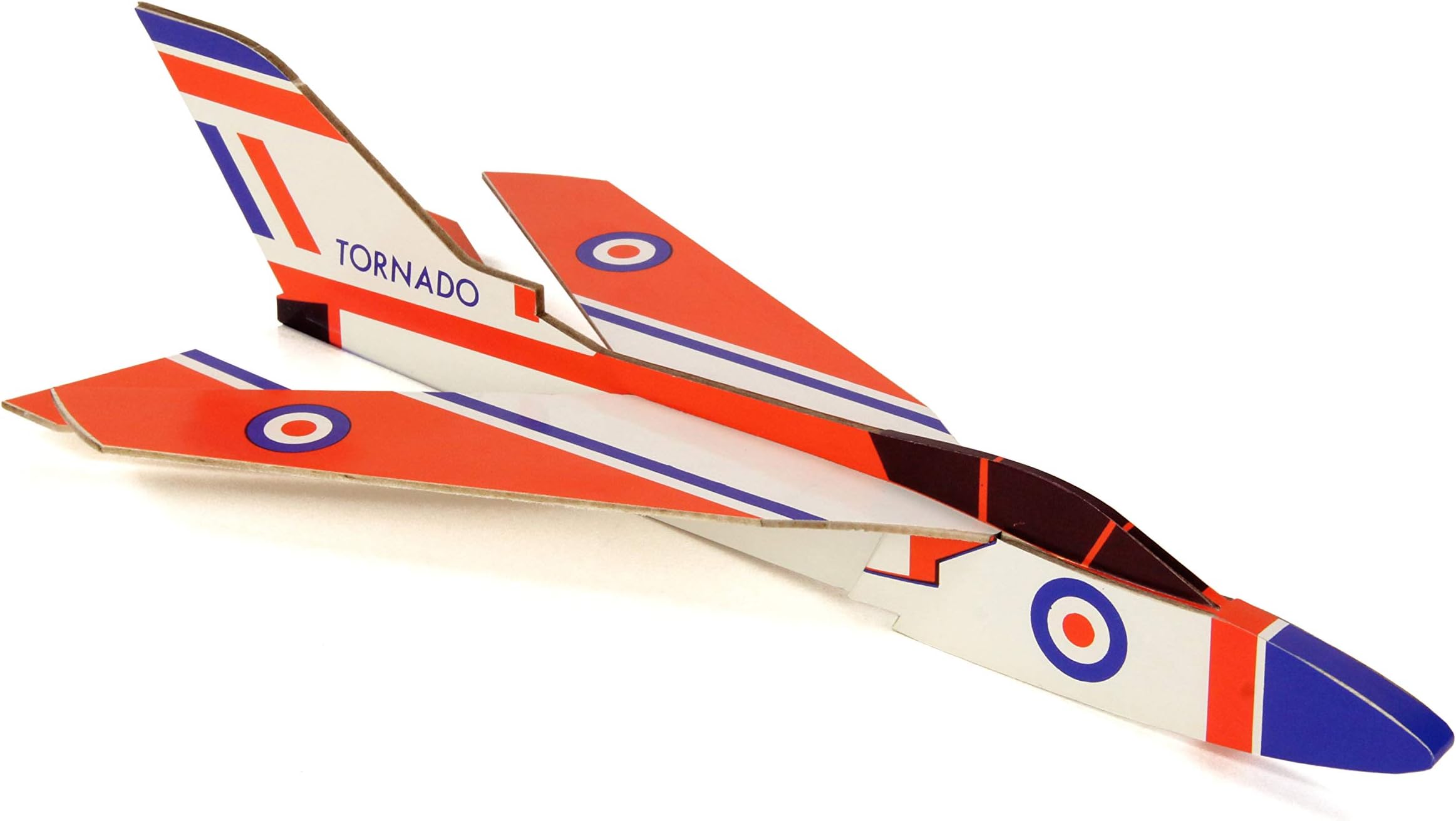 Tornado: DPR Catapault launched Glider Balsa Wood Model Plane Kit Wingspan 145mm