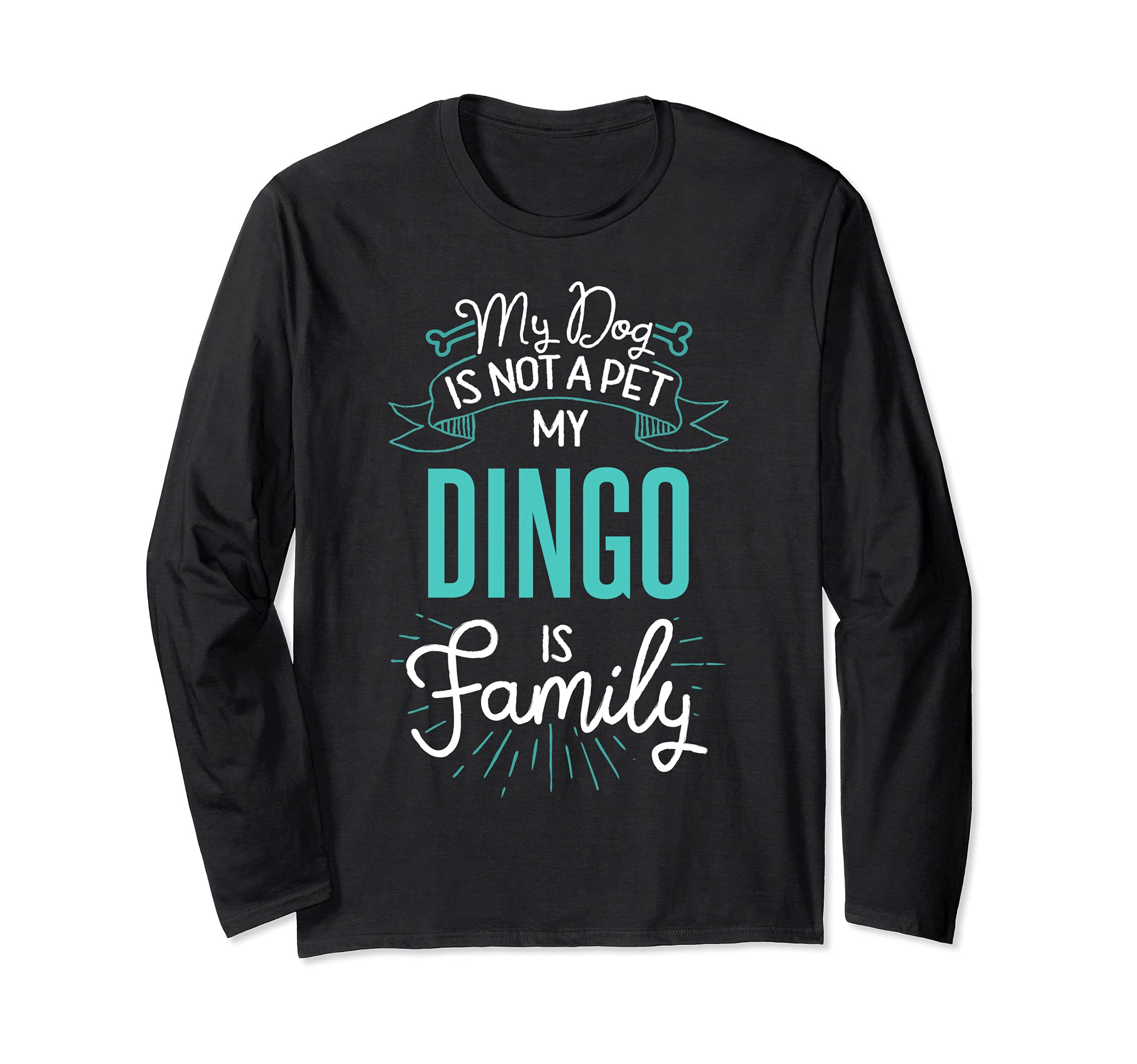 Cute Dingo Design Family Dog Giftn Long Sleeve T-Shirt