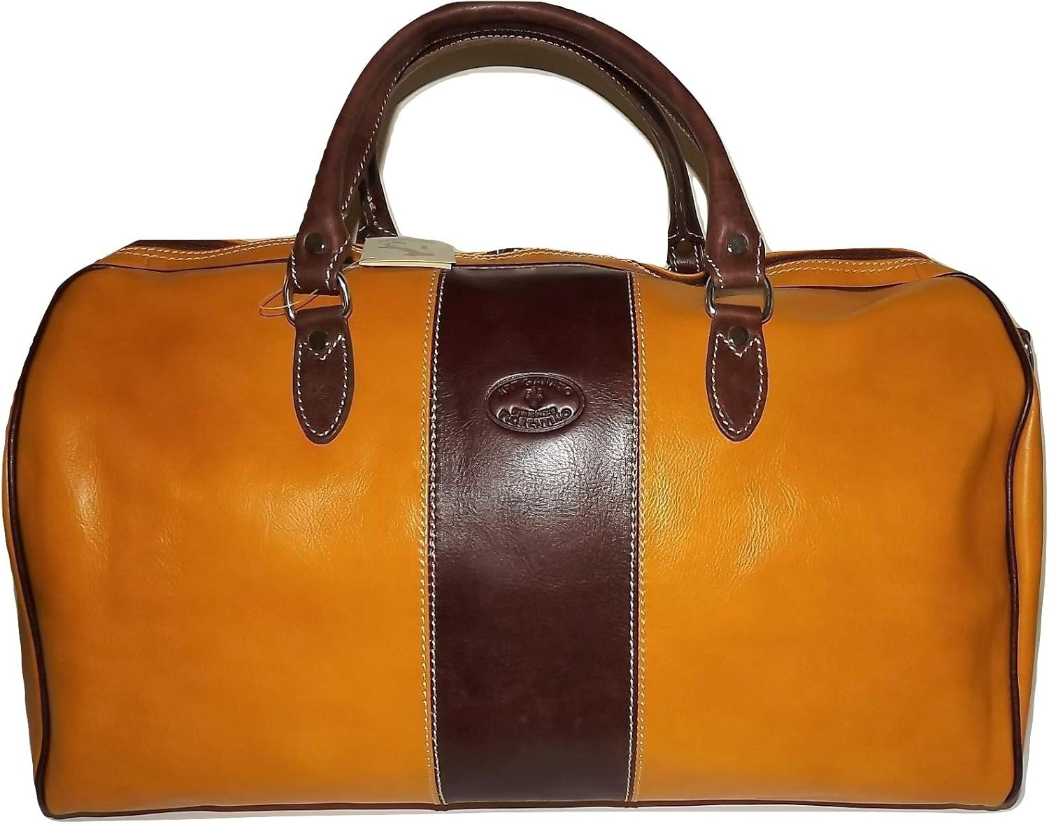 valentina leather duffle bag