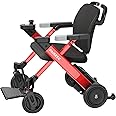 PAISEEC Electric Wheelchair for Adults, Foldable Power Transport Wheelchair Walker 3-in-1, 360W Motor, 300 lbs Capacity, 9'' All-terrain Wheels, Airline Approved