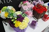 Ancient Wisdom Soap Flower Bouquet Pink Rose & Carnation view 6