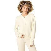 PJ Salvage Womens Morning Waffles Thermal Long-Sleeve Pullover Pajama Top