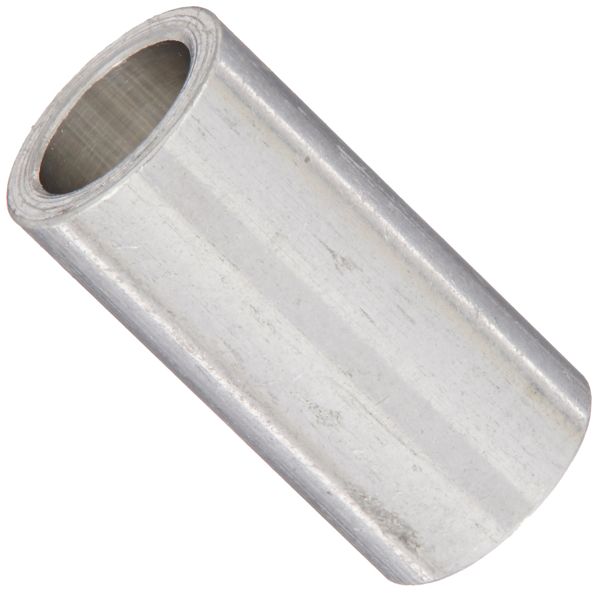 Small Parts 140808RSA Round Spacer, Aluminum, Plain Finish, #8 Screw Size, 1/4" OD, 0.166" ID, 1/2" Length (Pack of 25)