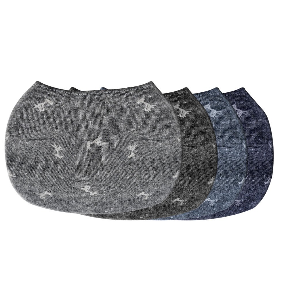 NKTM 4 Pack Unisex Cotton Mask Anti-dust Washable Reusable Mouth-muffle Windproof Protective Face Respirator for Winter One Size Fits Most