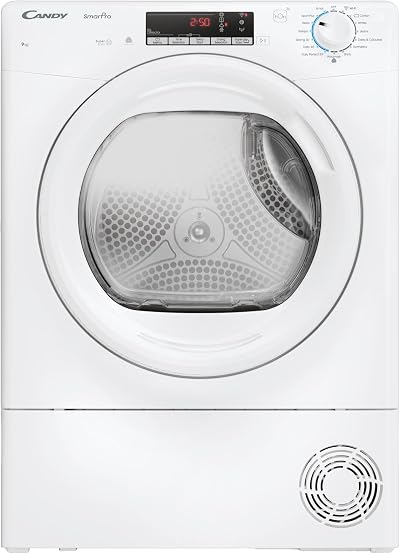 Candy C9TE-80 Condenser Tumble Dryer 9kg Sensor Dry Wool Dry White
