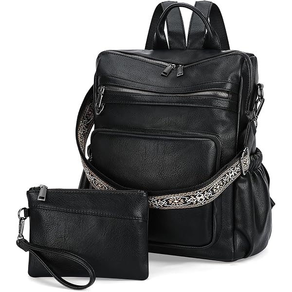 NWT - Gray Box Distressed Backpack by Jen & Co Marty Backpack | Jen & Co. – Jen & Co main image 3