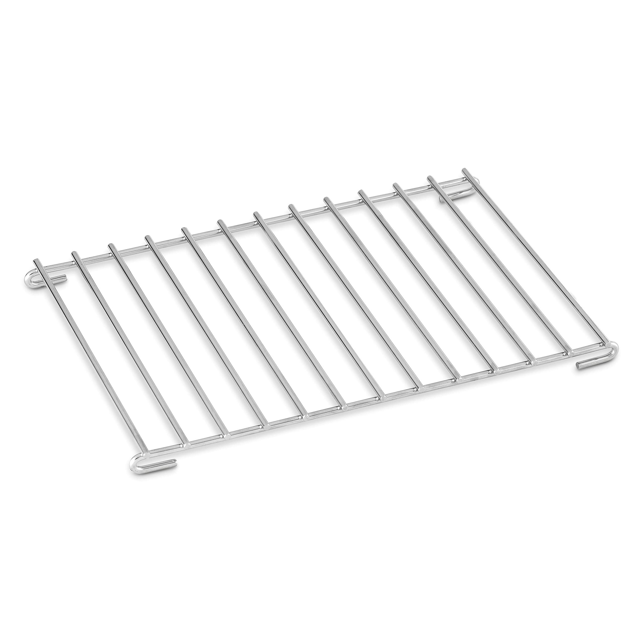 Weber Roast Rack - Small (20 x 13cm), made of Stainless Steel, for indirect Grilling, fits Q Series, Go-Anywhere Series and larger Grills, dishwasher safe - Silver (6563)