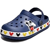 Children's Clogs Cute Cartoon Boys and Girls Garden Shoes Clogs Slippers Toddlers One-Foot Lightweight Beach Pool Sandals