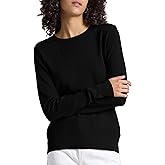 Women's Fall Pullover Long Sleeve Crew Neck Casual Ribbed Knit Lightweight Soft Sweater Top