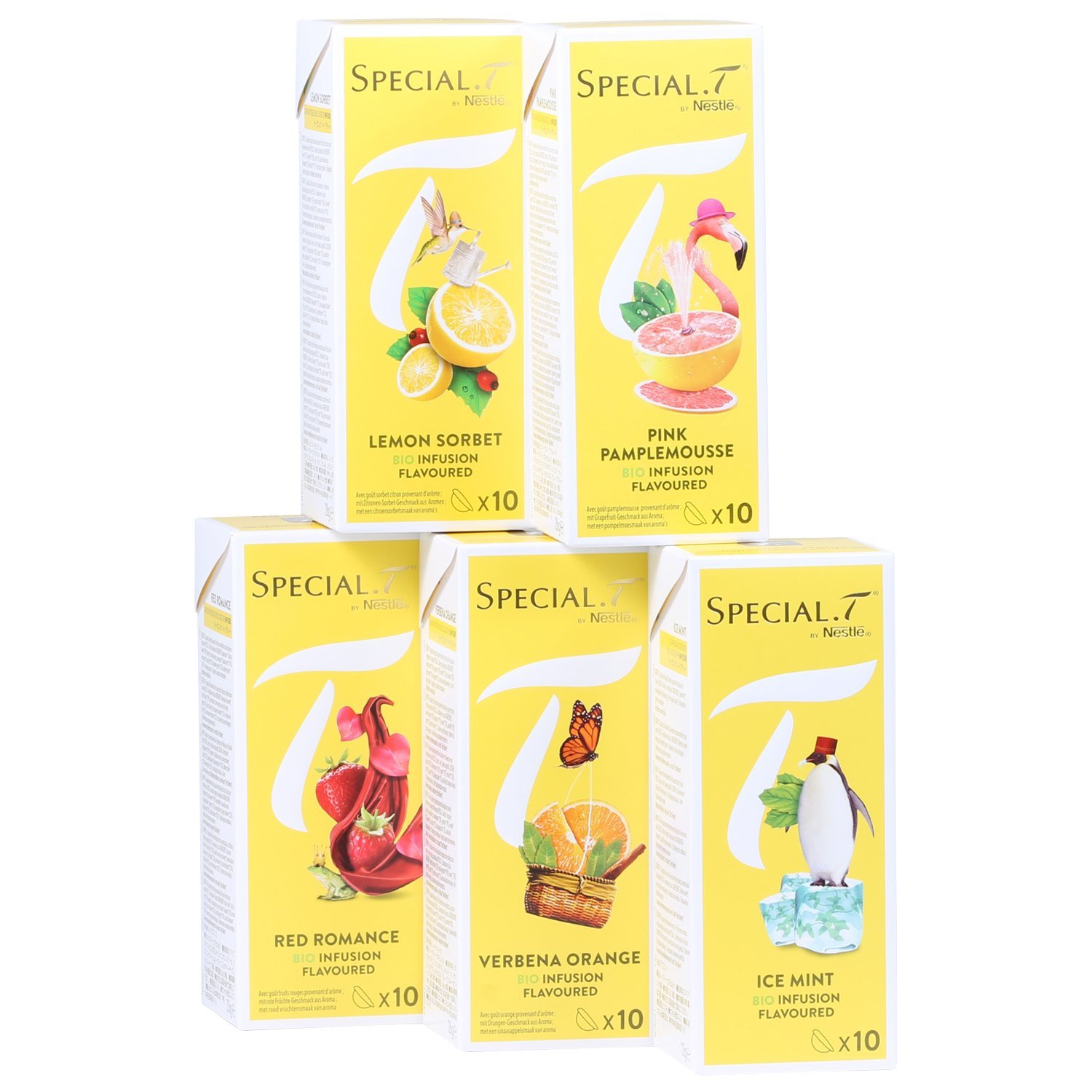 Original Special T 50 Kapseln 5 Sorten Fur Nestle Tee Maschinen Uberraschungspaket Amazon De Lebensmittel Getranke