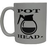 Rogue River Tactical Best Funny Coffee Mug Pot Head Sarcastic Novelty Cup Joke Great Gag Gift Idea For Men Women Office Work Adult Humor Employee Boss Coworkers