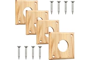 CLOUD FRAGRANT 4 Pieces Bluebird House Predator Guard,Wooden Birdhouse Guard,Bird House Hole Protector Guard for Eastern Bluebird Box 1 1/2 Inch Opening