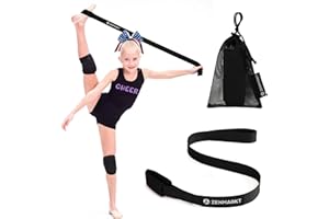 ZENMARKT Stretching Strap for Cheer – Flexibility Stunt Strap for Cheerleaders – Durable Cheer Stretching Bands for Improved Flexibility, Range of Motion – Essential Cheer Accessories
