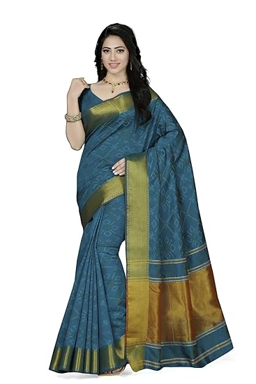 Patola Style Art Silk Saree