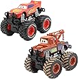 SVORUFY 2-Pack Car 3 Toys, Movie Car Toys, Trailer Mater, McQueen,Wild Big Wheel Toy Car