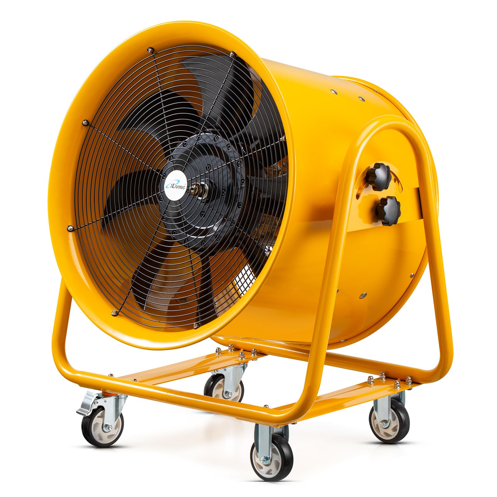 Photo 1 of ** USE FOR PARTS**
iLiving Utility High Velocity Blower, Fume Extractor, Portable Exhaust and Ventilator Fan (Utility 24")
